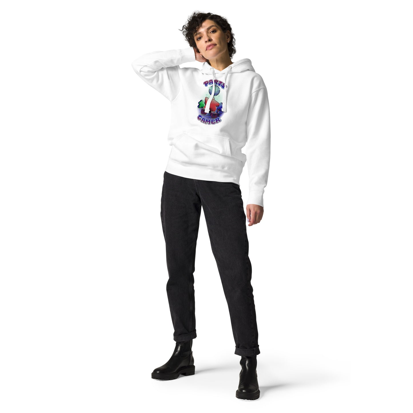 Party Gamer Hoodie (White)